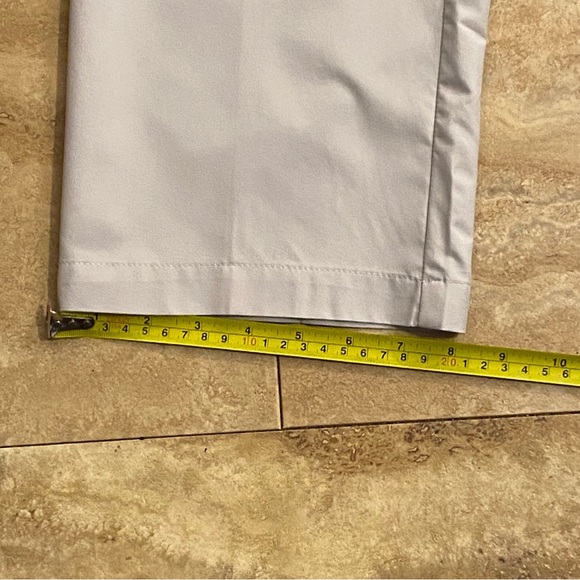J. Lindeberg Golf Pants Regular Fit Lightweight 34x30 Light Gray Pant Logo - Picture 7 of 12